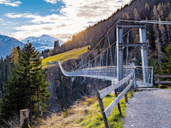 Holzgauer Hängebrücke im Lechtal