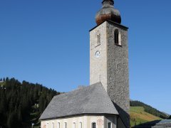Lech, Katholische Pfarrkriche und alte Pfarrkirche Heiliger Nikolaus